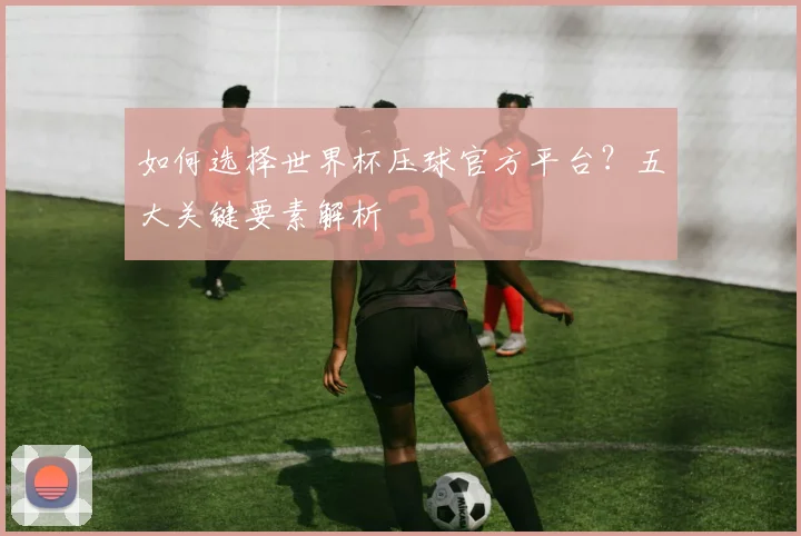 如何选择世界杯压球官方平台？五大关键要素解析