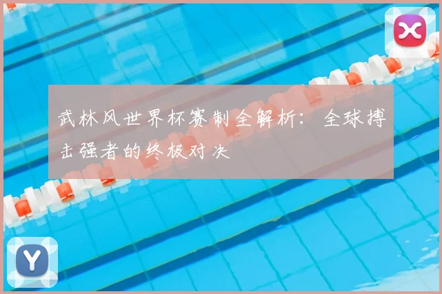 武林风世界杯赛制全解析：全球搏击强者的终极对决
